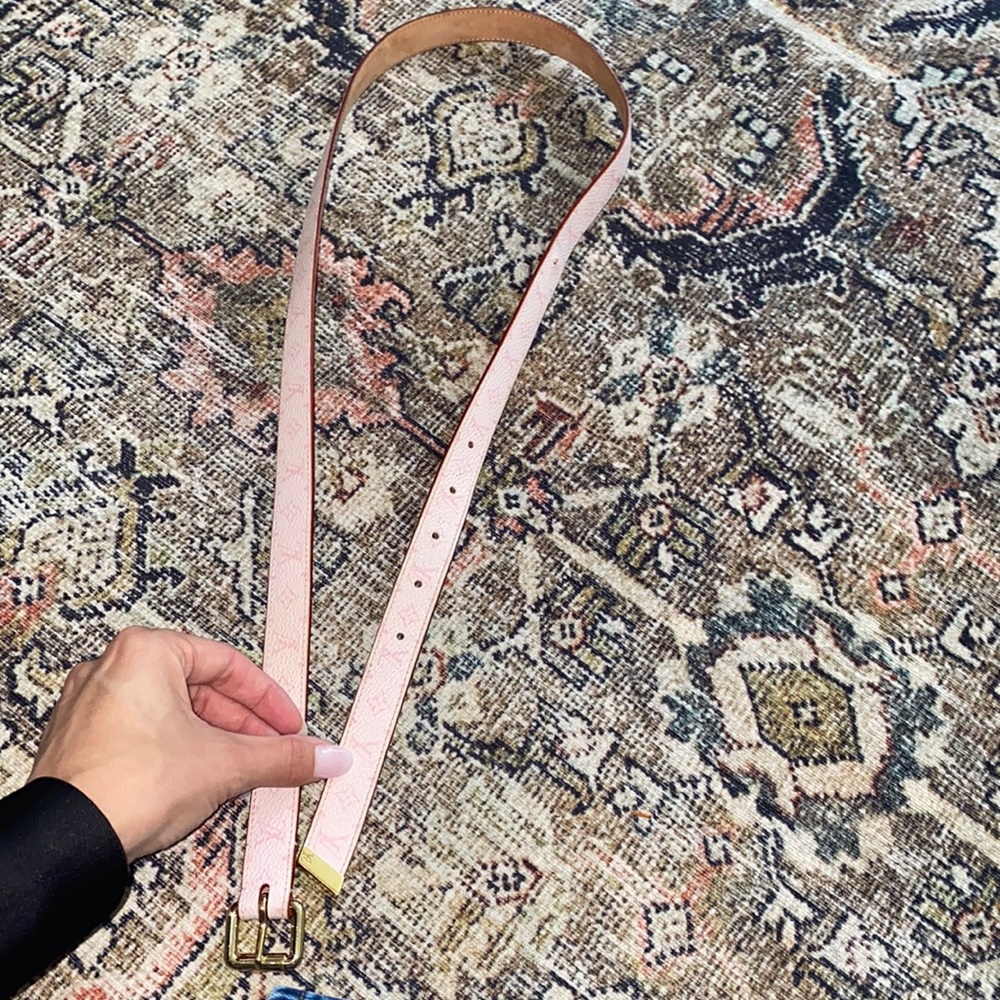 Vintage Louis Vuitton Pink Belt- 90 cm/38 in